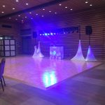 DJ - Sound and Stage Lighting Plus Pkg. (with illuminated skirting)