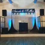 DJ - Sound, Stage, Up-Lighting and "Name Only" Display Pkg. (10' truss)